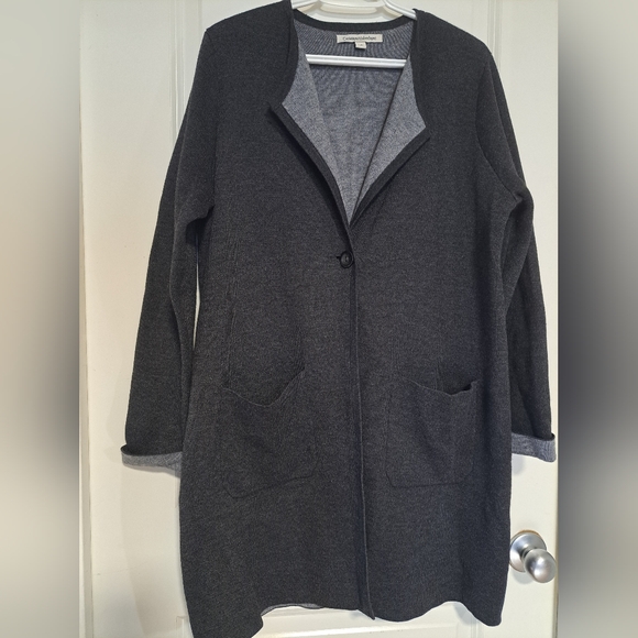 Catherine Malandrino Wool Blend Long Cardigan/ Jacket - Picture 2 of 5